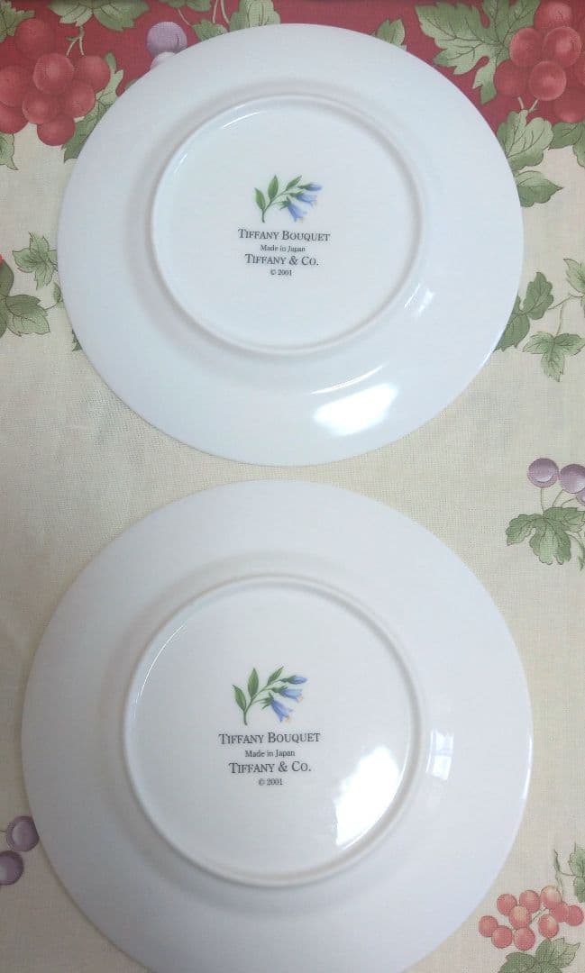 ティファニーブーケ　プレート　２枚
