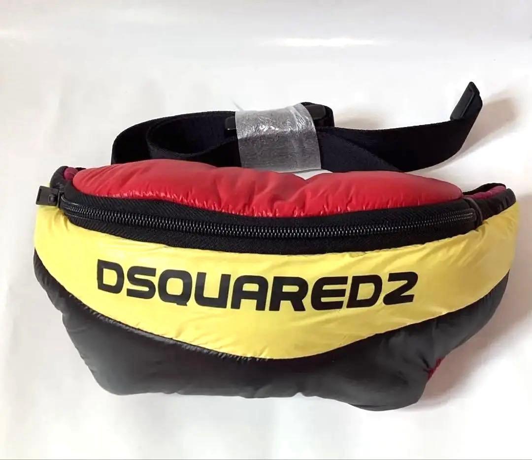 【新品】ディースクエアード　ボディーバック　ヒップバック　ワックス加工