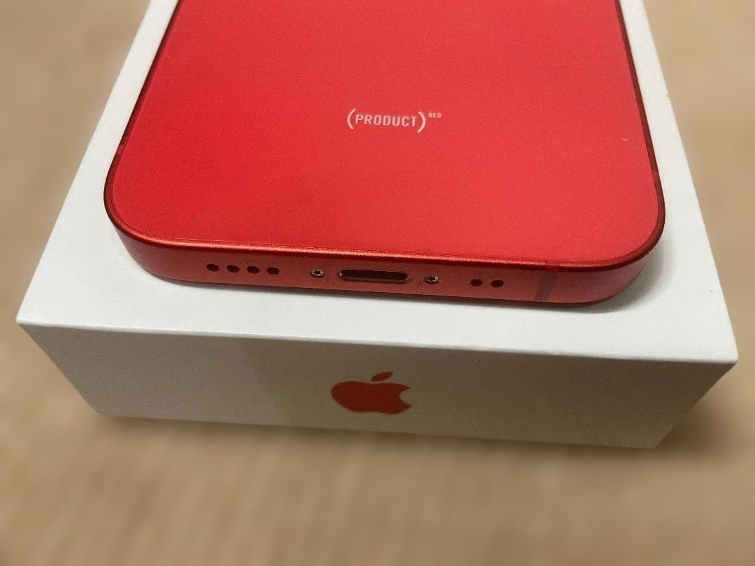 中古美品稼働品Apple iPhone 12 (PRODUCT)RED 64GB