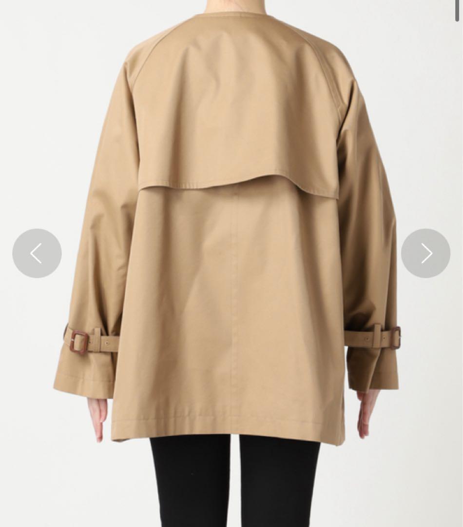 ジャーナルスタンダード トレンチコート C/PEギャバノーカラーショートトレンチ