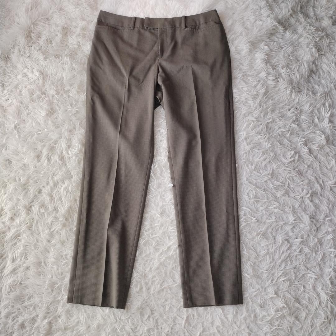 ヒルトン セットアップ パンツスーツ 13 XL グレー 背抜き マルゾット