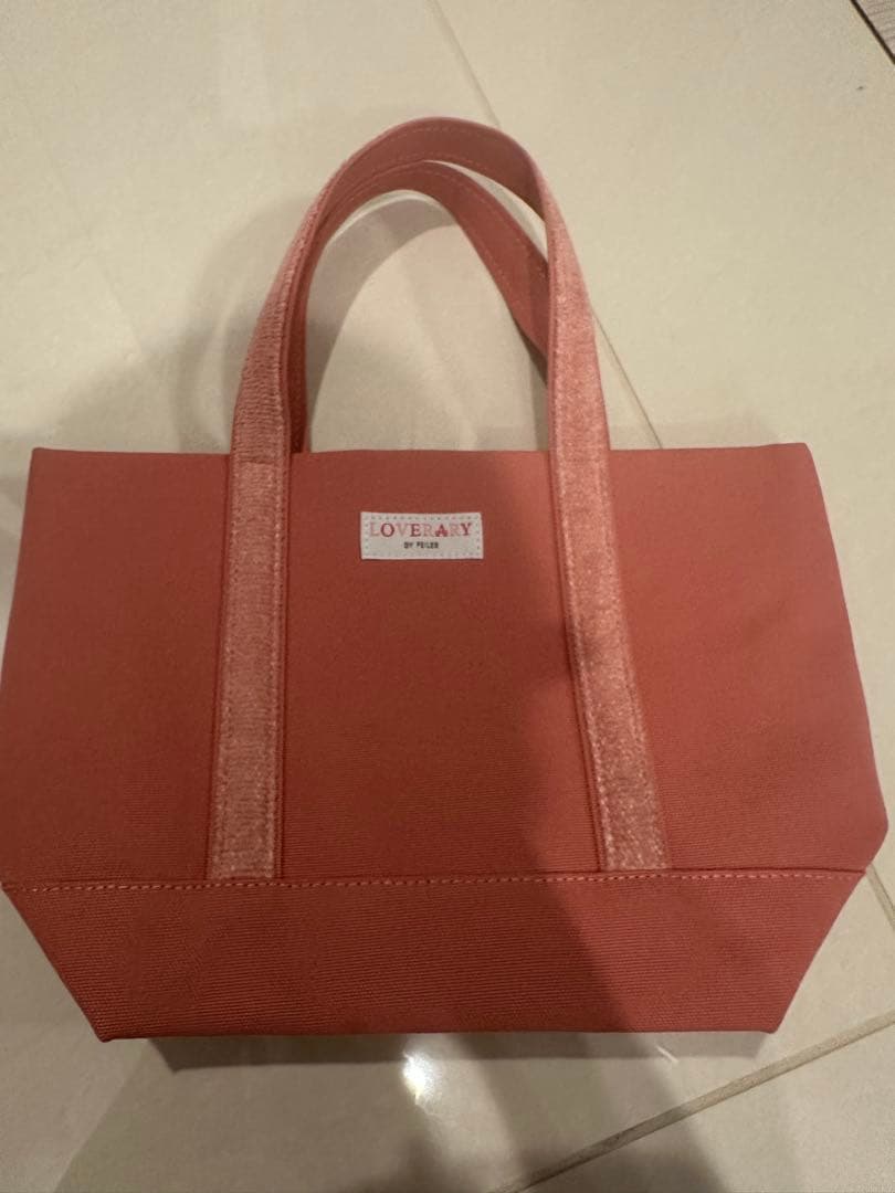 新品オールドテディ　トートバッグ　ピンク　L