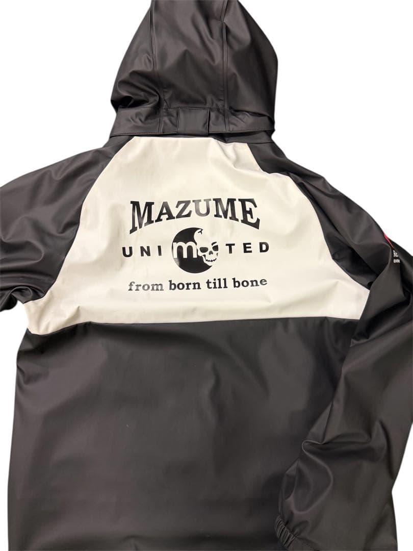 mazume ウェア 黒/白 フード付き