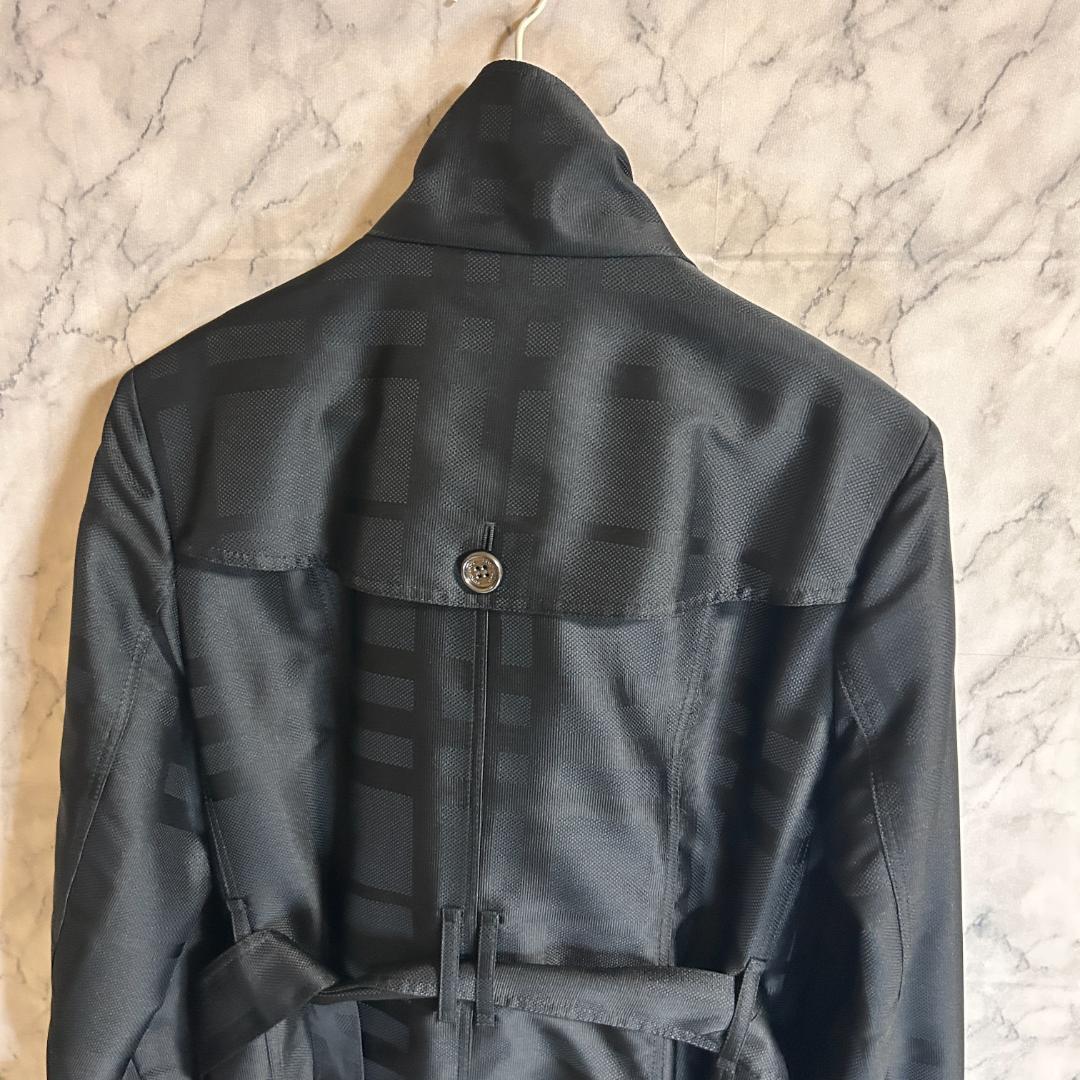 【２XL】 バーバリー ロンドン トレンチコート ダブルボタン シャドーチェック