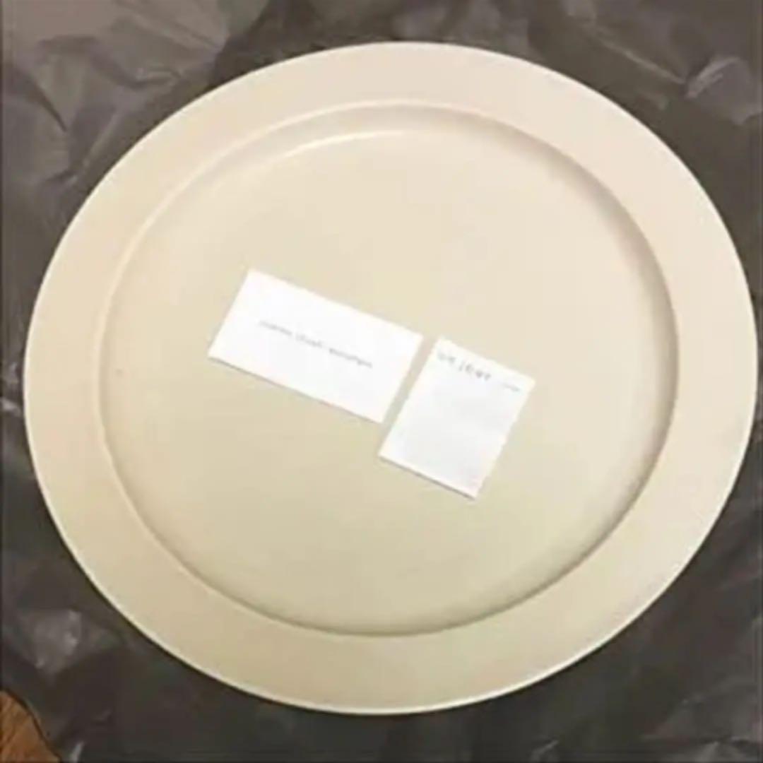 イイホシユミコ アンジュール 廃盤 アイボリー 大皿 ２枚セット