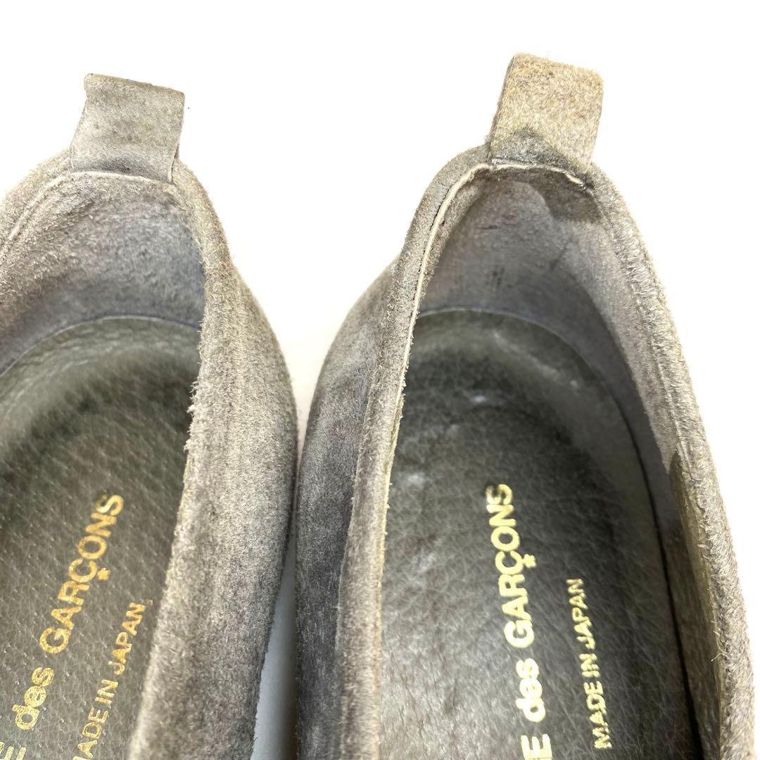 COMME des GARCONS スエードシューズ グレー
