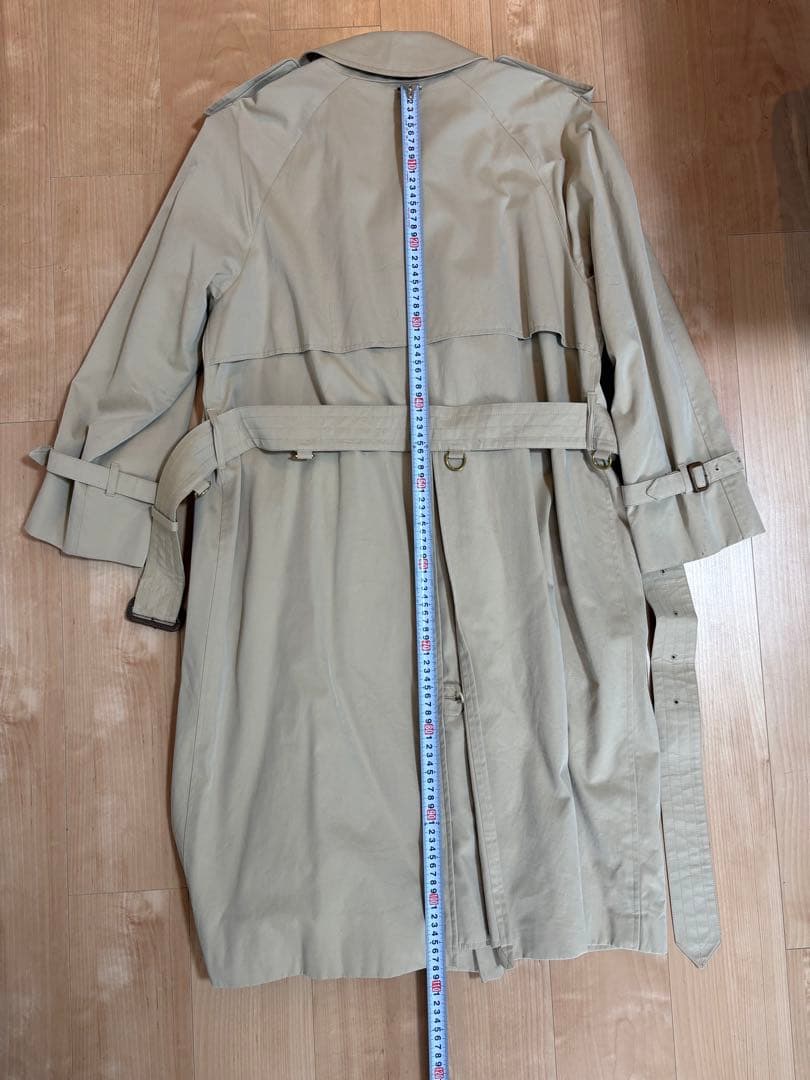 値下げしました‼️アクアスキュータム・トレンチコート(ビンテージ)