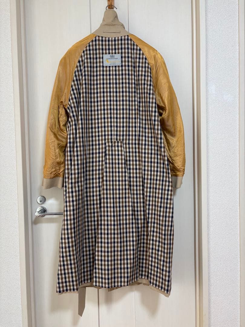 値下げしました‼️アクアスキュータム・トレンチコート(ビンテージ)
