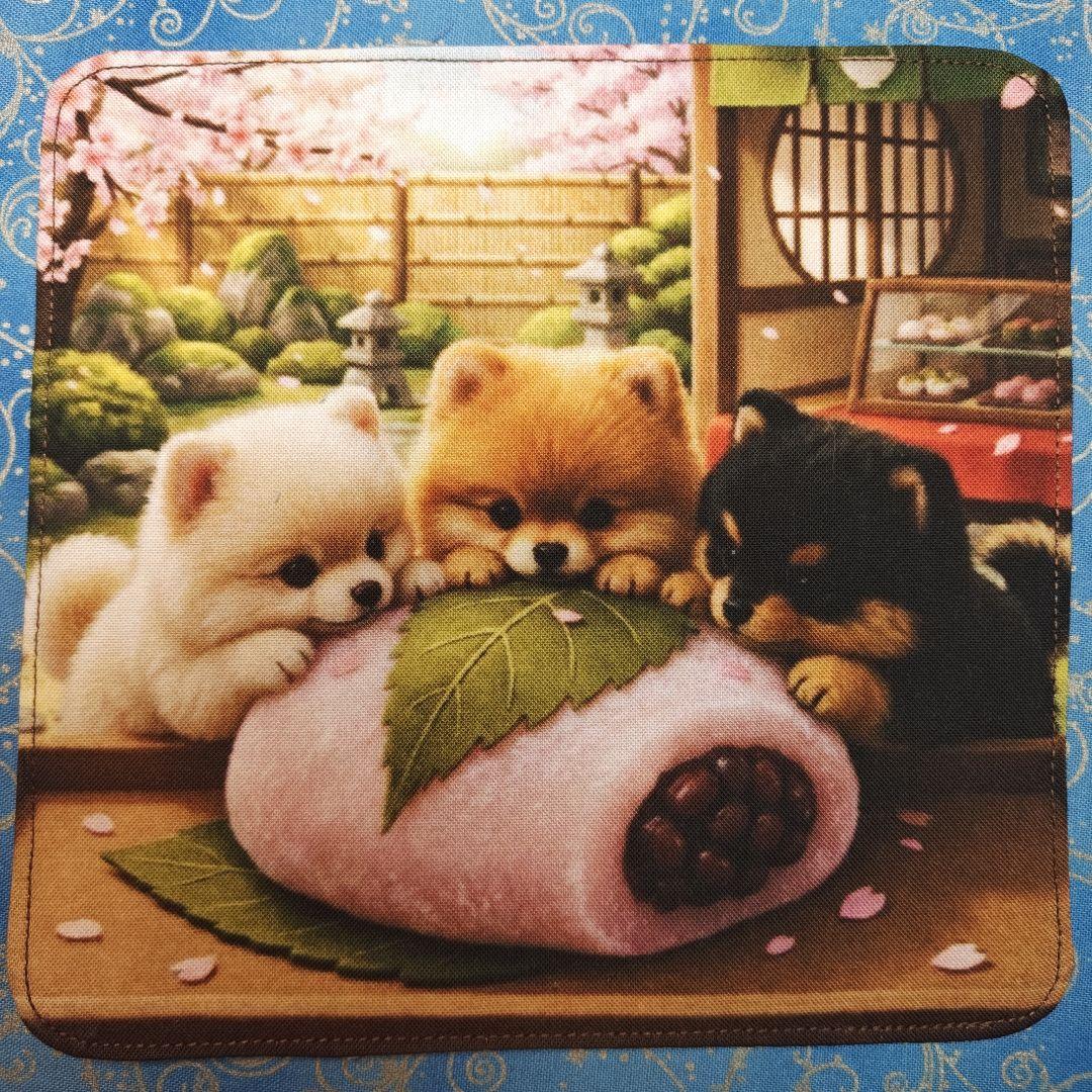 ご確認用　Yourelia　わんこ柄　ハンカチ　ハンドメイド12/11