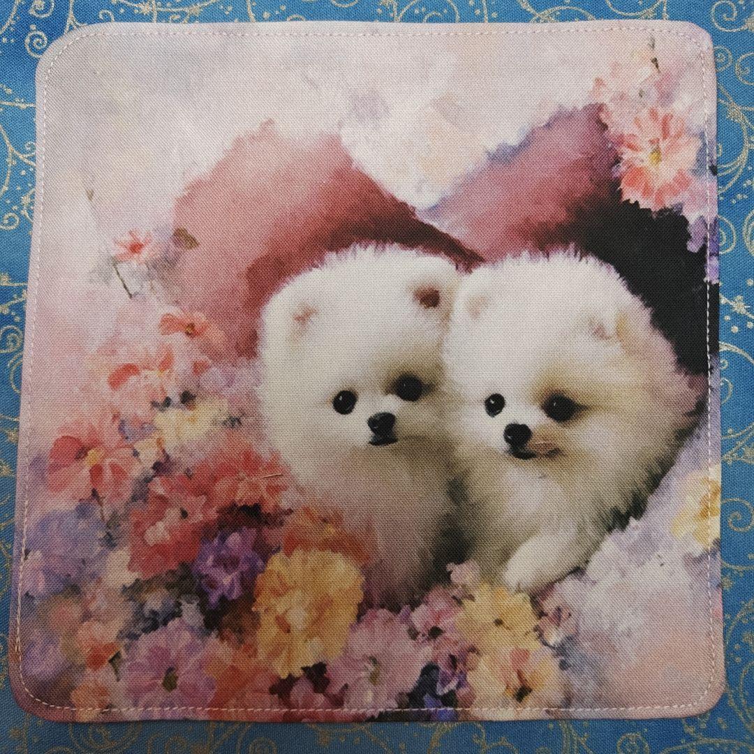 ご確認用　Yourelia　わんこ柄　ハンカチ　ハンドメイド12/11