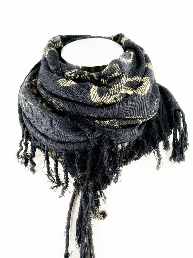 14th Addiction アフガン巻き アレンジマフラー 大判ストール