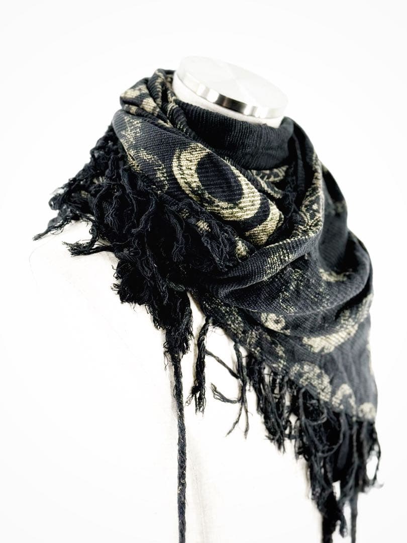 14th Addiction アフガン巻き アレンジマフラー 大判ストール