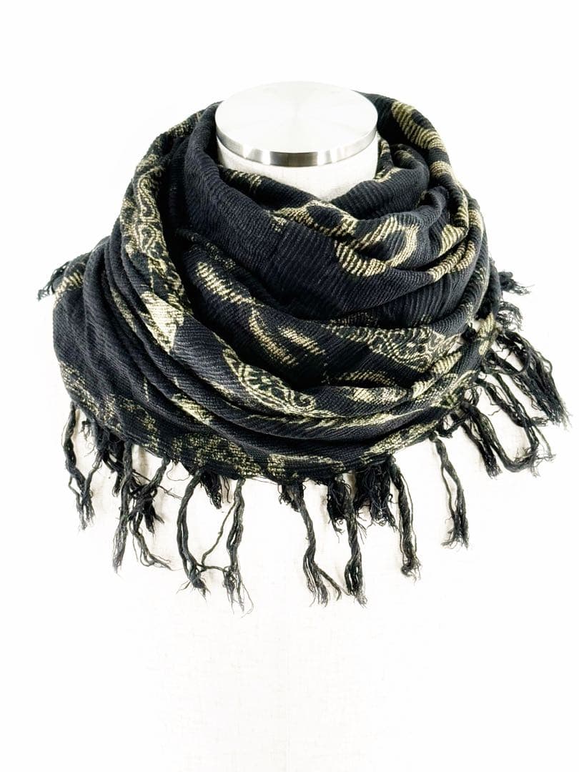 14th Addiction アフガン巻き アレンジマフラー 大判ストール