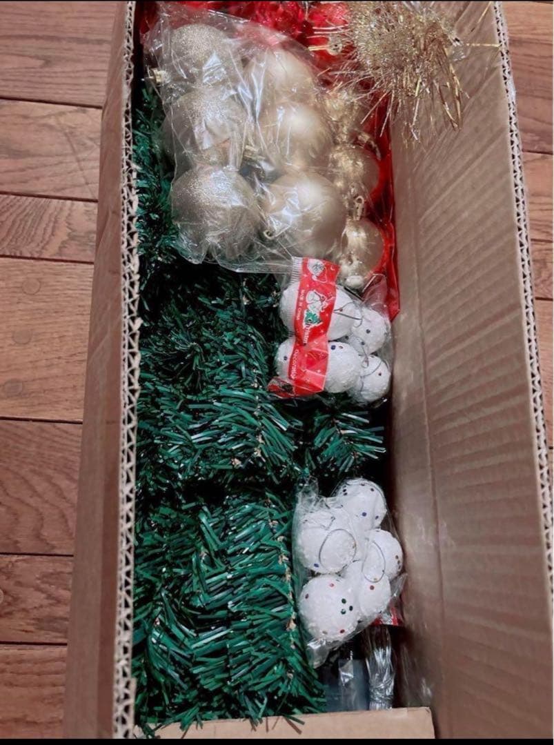 栄　2個おまとめ　クリスマスツリーセット 150cm LED飾りライト