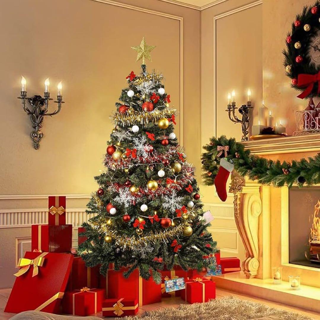 栄　2個おまとめ　クリスマスツリーセット 150cm LED飾りライト