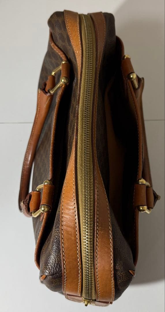 CELINE セリーヌ マカダム柄 ミニボストンバッグ ハンドバッグ