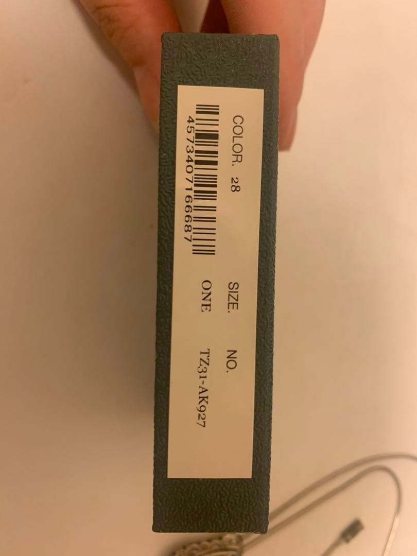 【12月中値下げ】TOGA メタル ループタイ 箱・タグつき