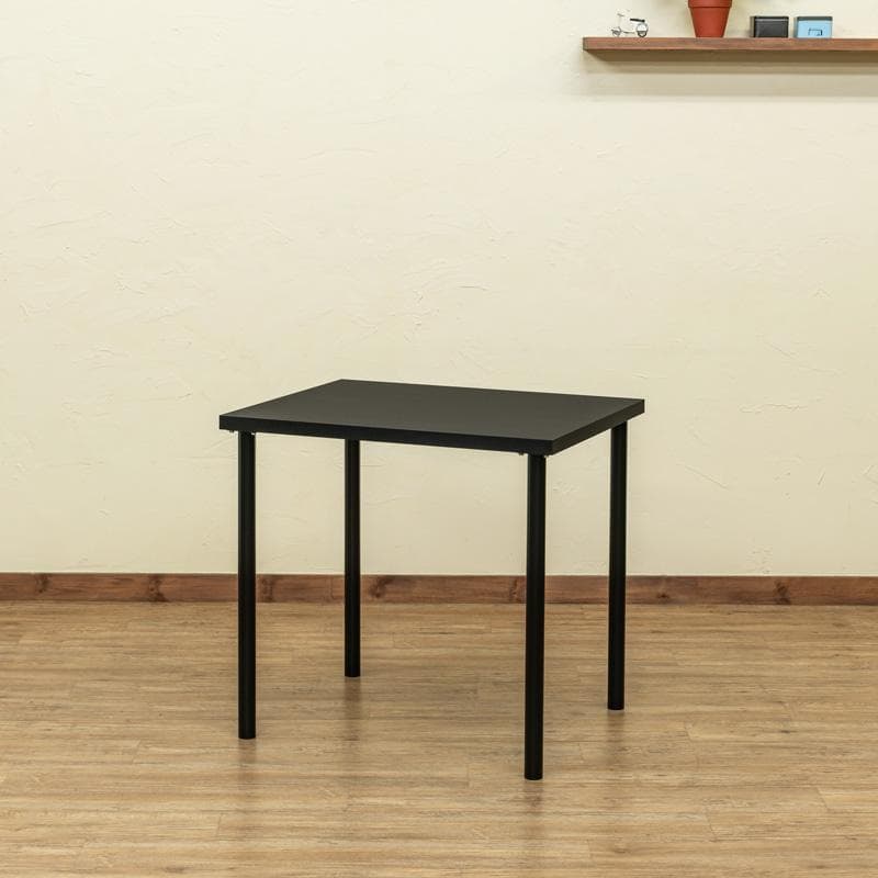 【新品・送料無料】フリーテーブル　75×60　BK/WH