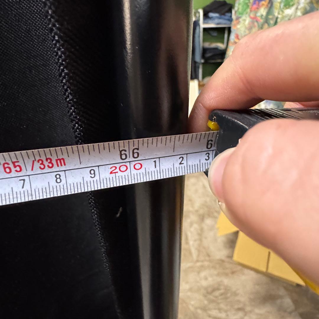 黒いレースカーテン 調整可能ポール付き