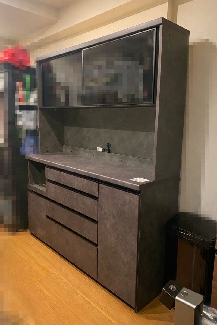 【パモウナ　食器棚】160cm