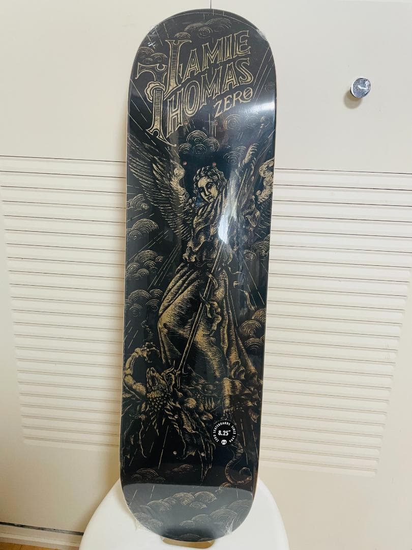 MOB無地黒変更　ZERO ゼロ スケートボード8.25デッキ
