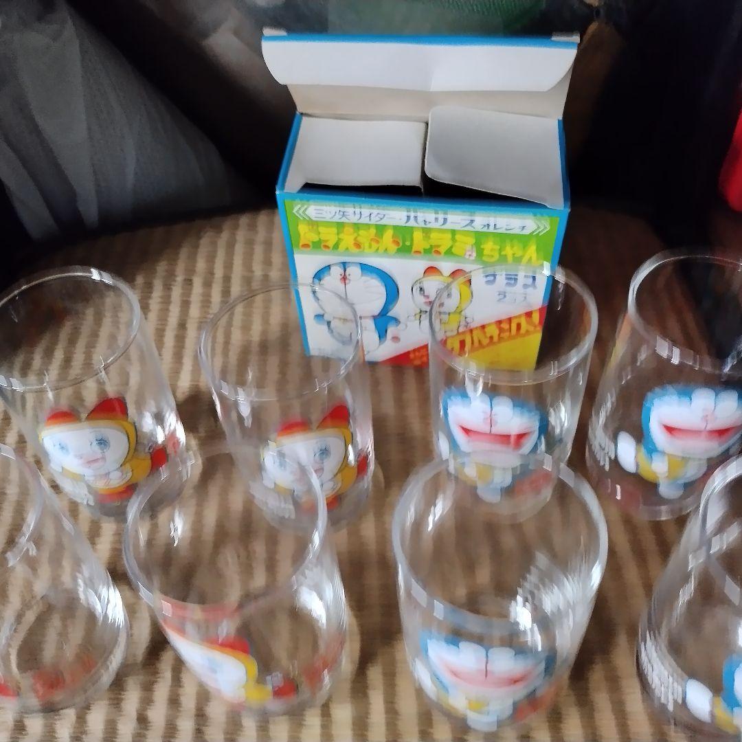 ☆Rainbow☆三ツ矢サイダーバ☆ドラえもんドラミちゃんグラス19箱