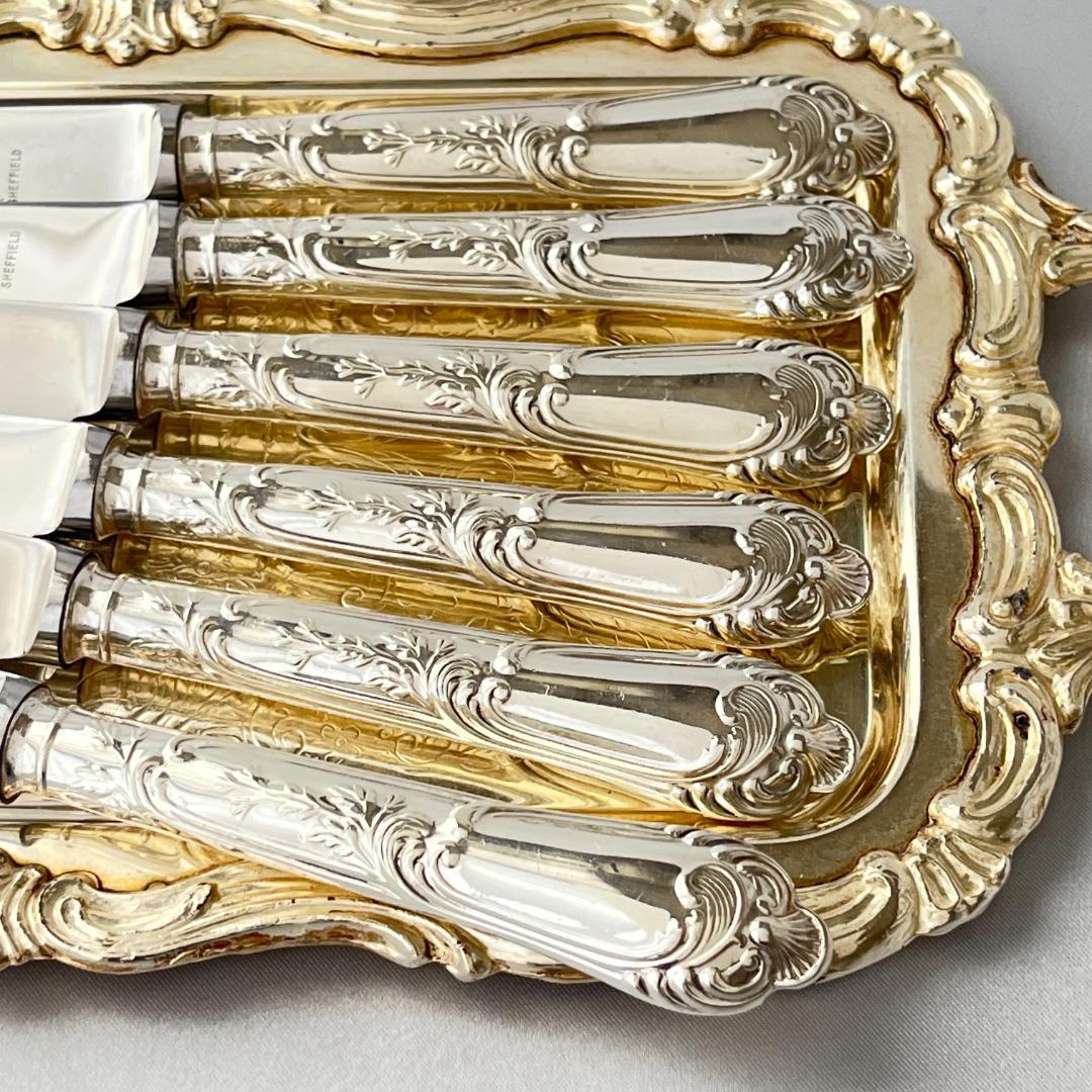 【Arthur Price】ビクトリアンのデザートナイフ 6本