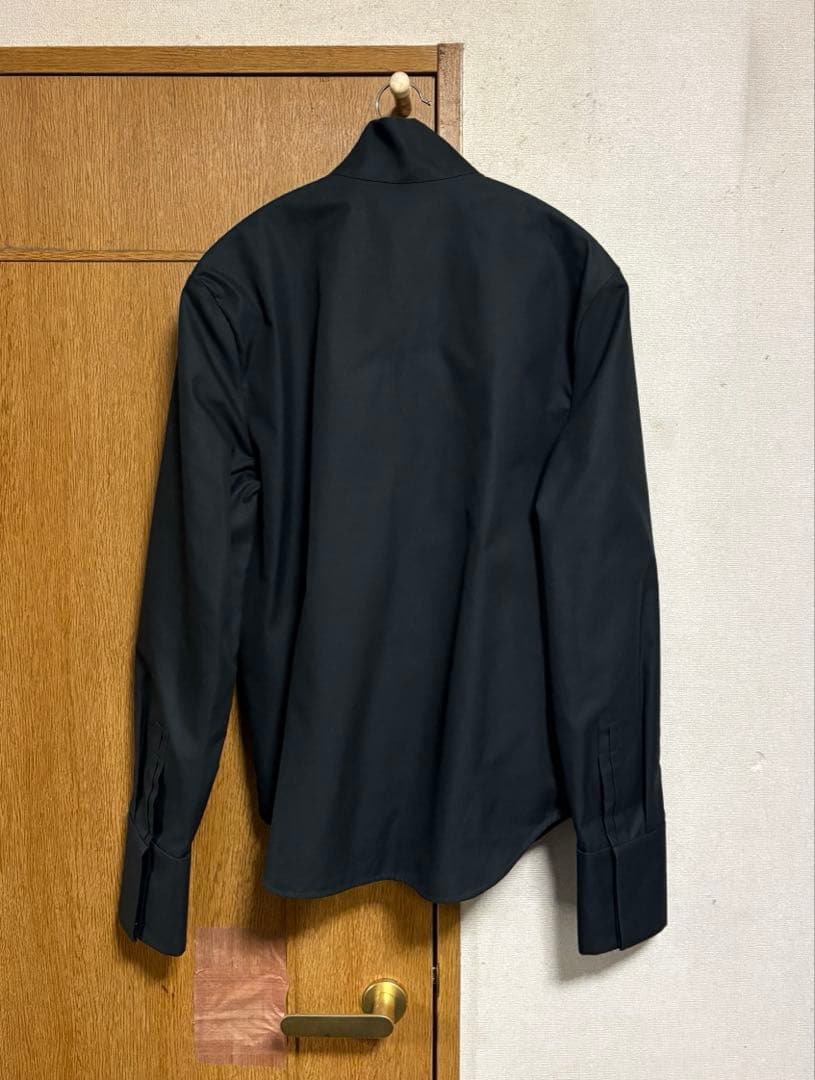 【希少】SAINT LAURENT PARIS \"プリーツシャツ\"