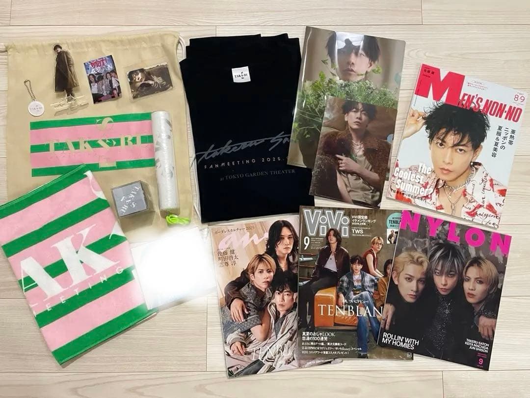 teru　佐藤健　TENBLANK グッズ　ファンミ　Tシャツ　アクスタ