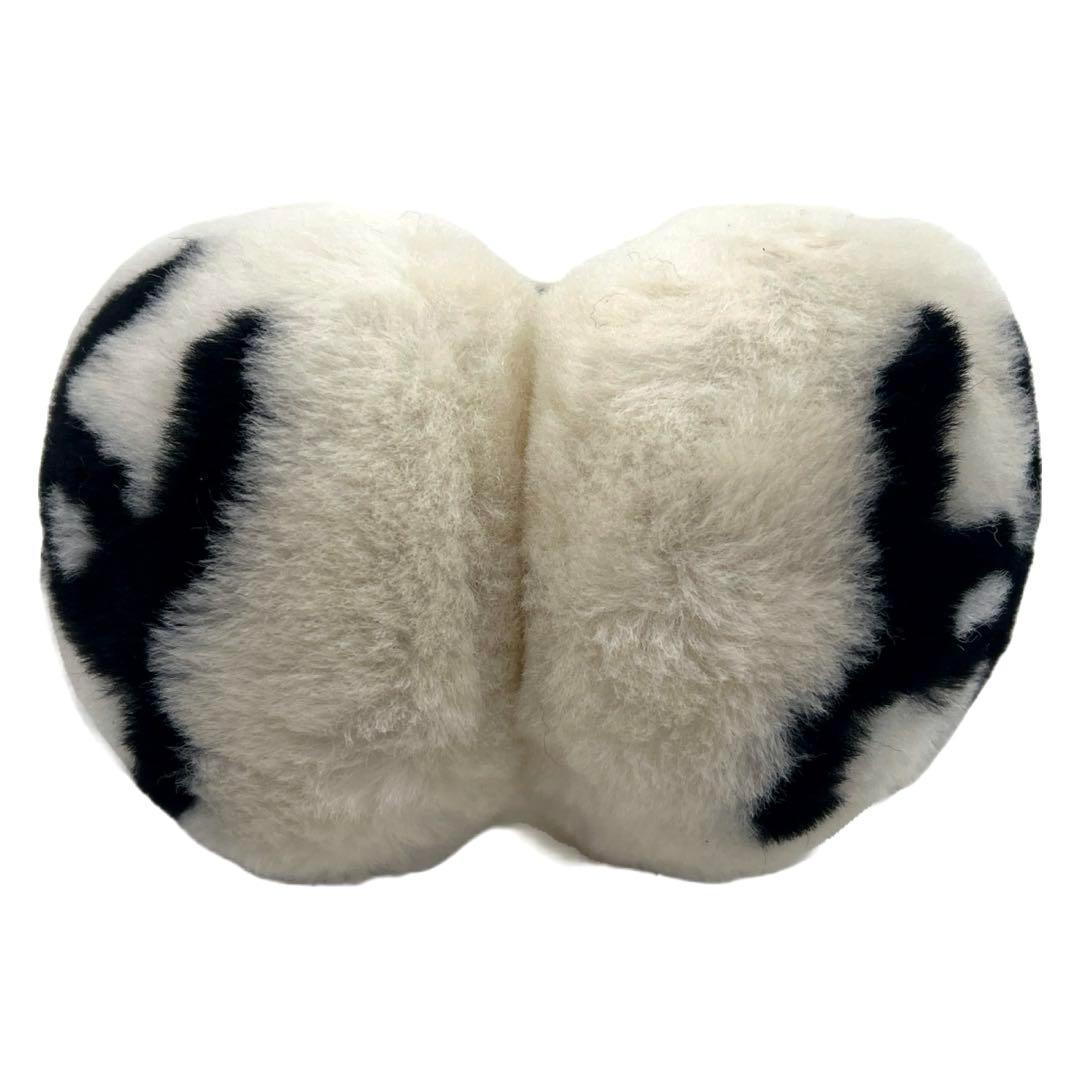 箱付 CHANEL シャネル イヤーマフ ムートン ココマーク ホワイト系