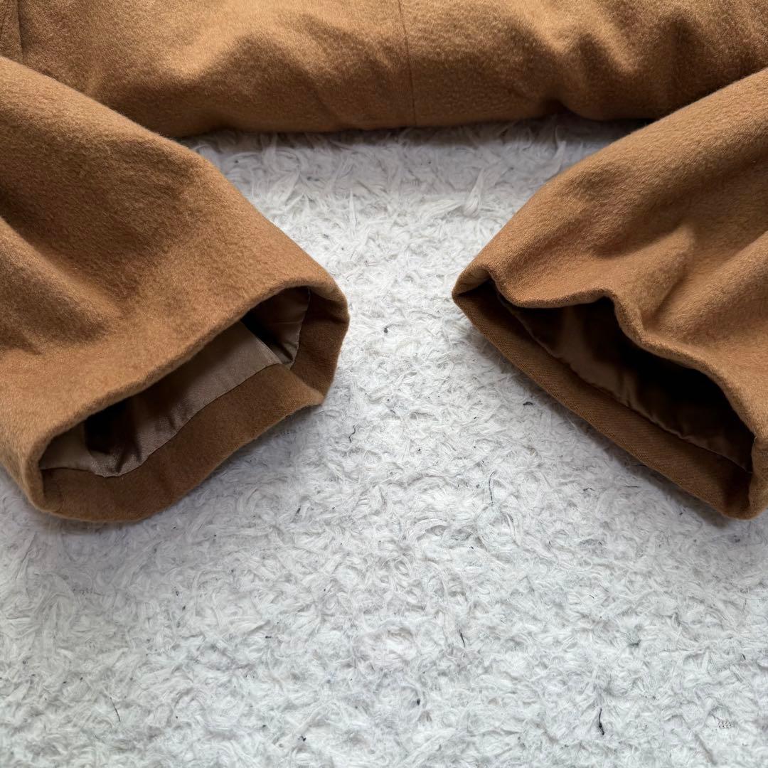 美品XLサイズ相当　カシミヤ100% シングルチェスターコート　マキシ丈