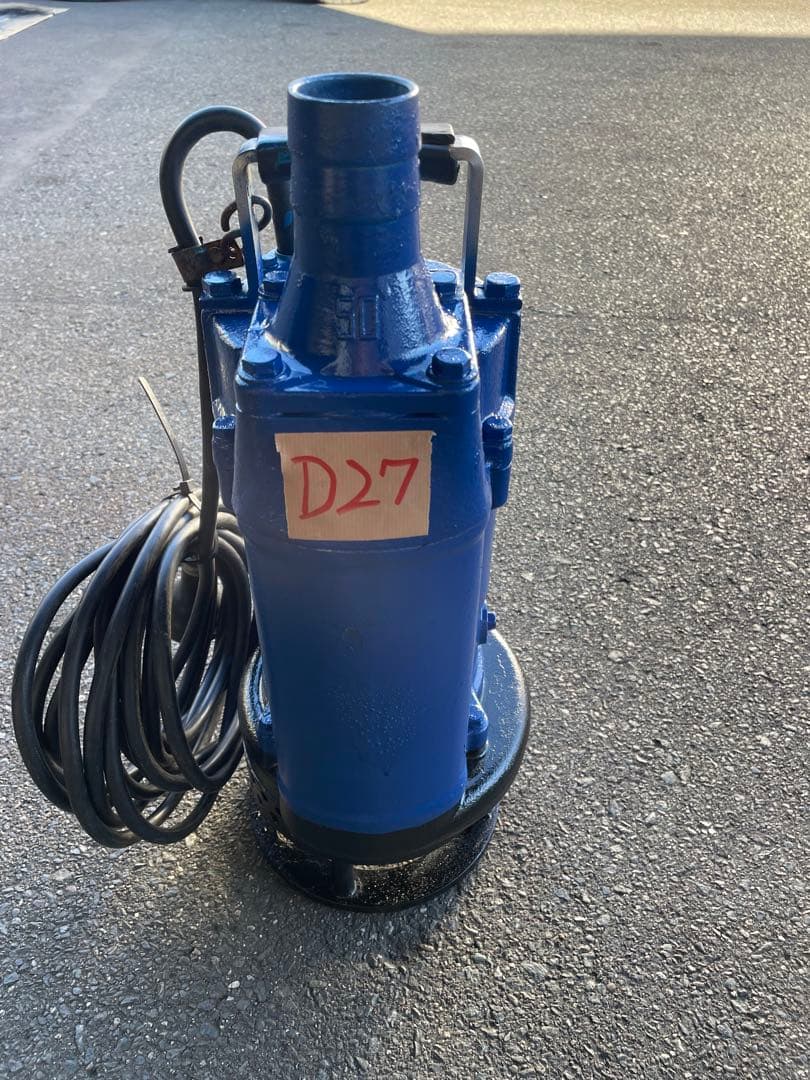 ツルミ KTD22.0-61ハイスピンポンプ 工事排水用 2.2kw三相200V