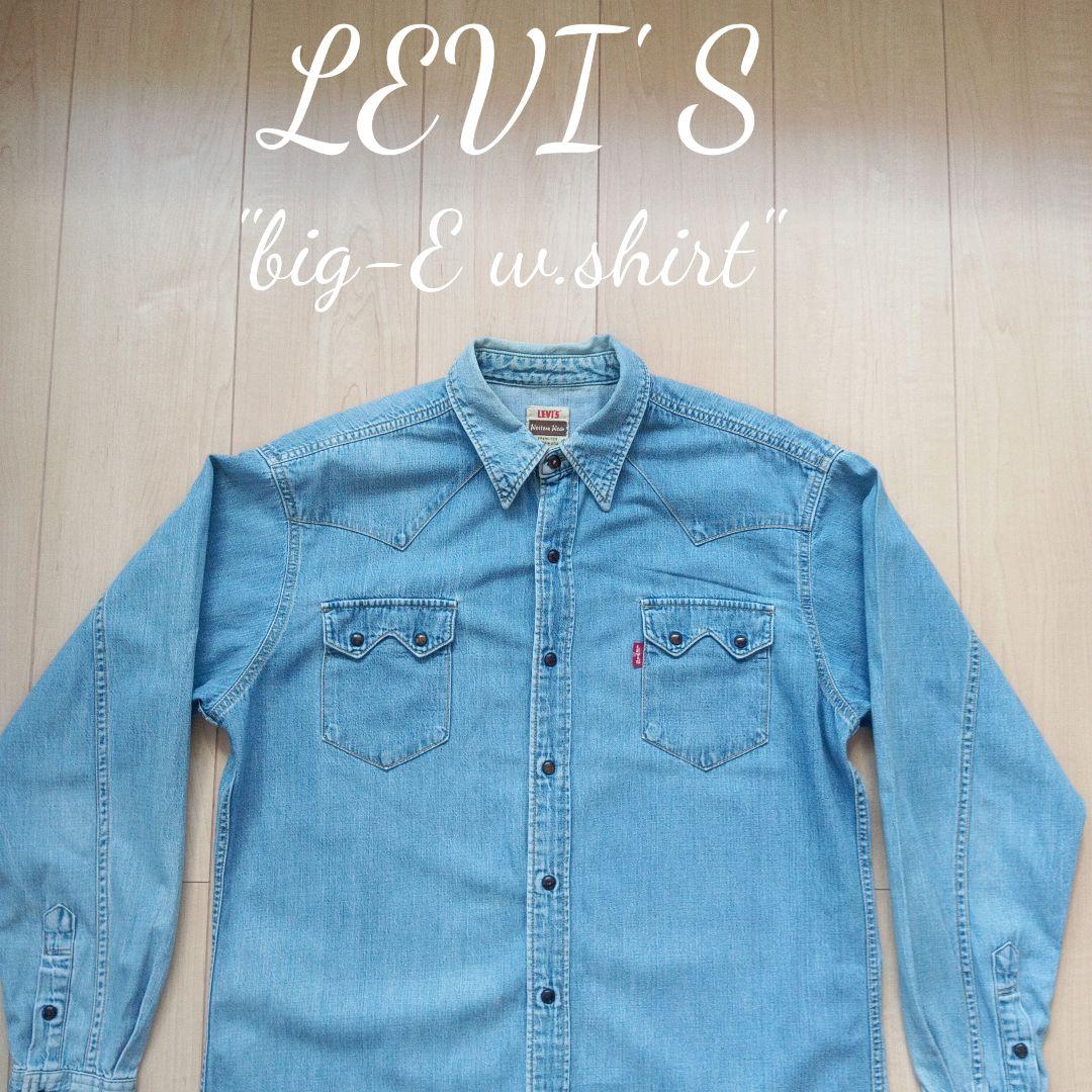 【USA-vintage】levi's big-E western shirt