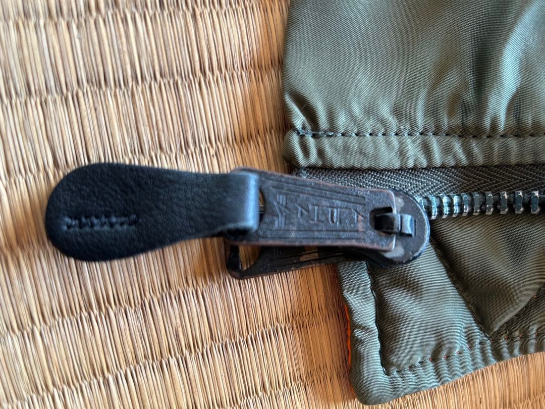 90s アメリカ製　MA-1フライトジャケット オリーブグリーン