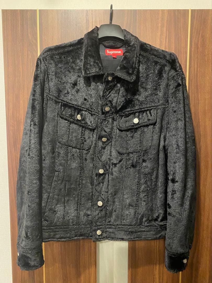 ジャケット・アウター Supreme Fuzzy Pile Trucker Jacket