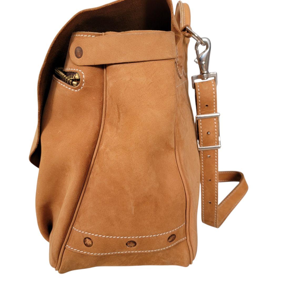 The J.Peterman Company ヌバックレザー　メッセンジャー