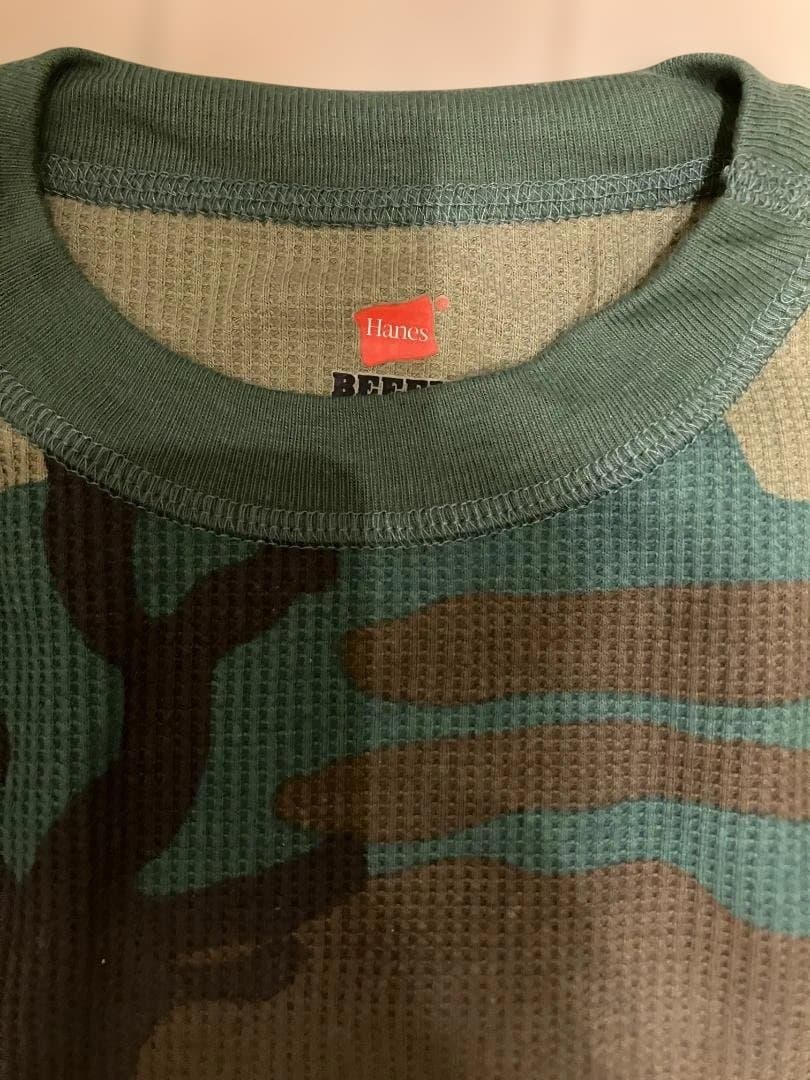 未使用 Supreme Hanes camo thermal S 迷彩 サーマル