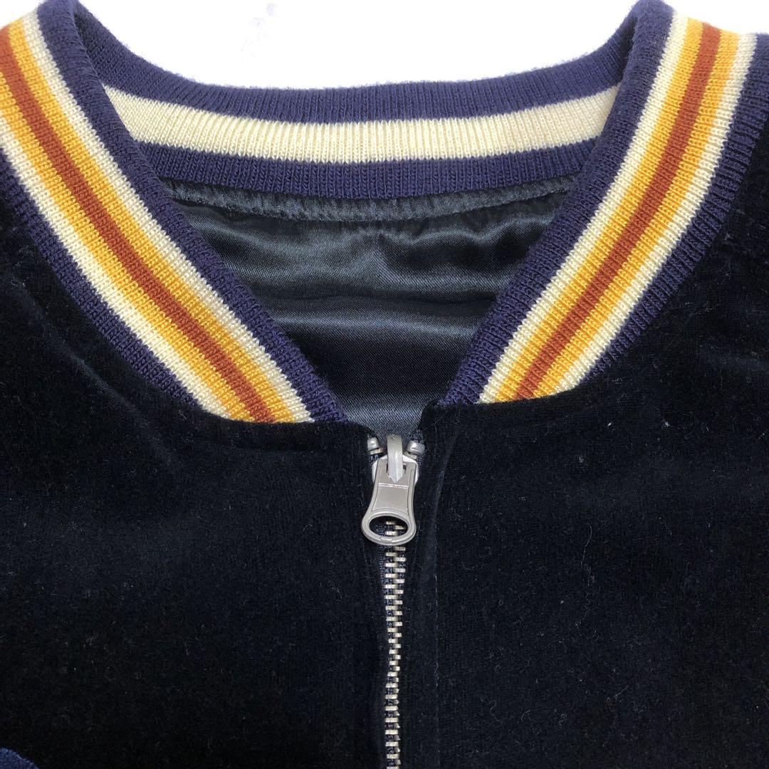 PEAKE'D YELLOW リバーシブル 別珍 スカジャン 42 ギブソン姉御