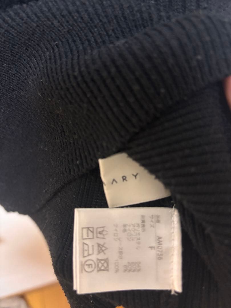 トップス Andmary Brenda lace knit set black