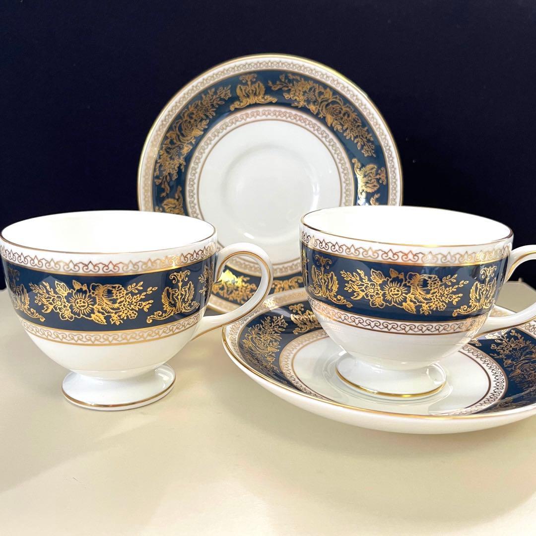 ウェッジウッド　コロンビアブルー　リーカップ 2客