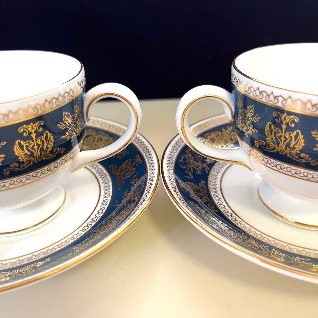 ウェッジウッド　コロンビアブルー　リーカップ 2客