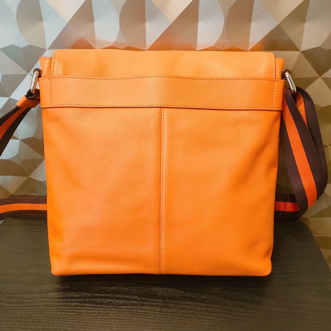 匿名配送 COACH 美品 レザー ショルダーバッグ メッセンジャーバッグ