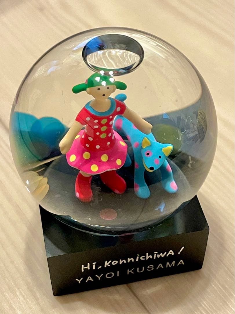草間彌生 スノードーム Yayoi kusama Hi,konnichiwa!