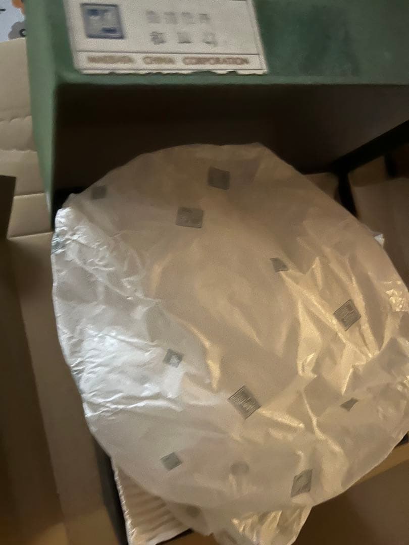 庫山窯　染錦牡丹　和皿揃　皿　5枚