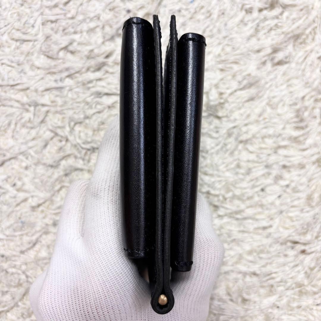 極美品✨Roter マネークリップ　ゴールド金具　レザー　ブラック　2つ折り財布