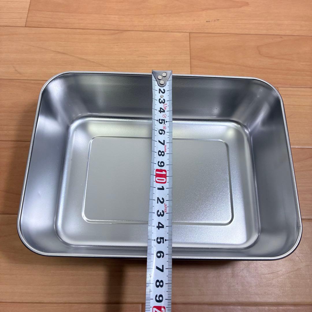 【美品】ステンレス 保存容器 バット 蓋付き 9個セット 業務用