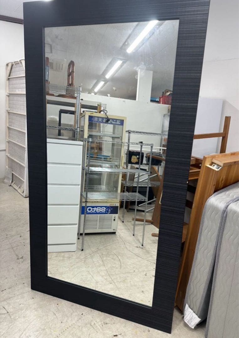 スタンドミラー 大型　サイズ：縦200cm×横110cm※
