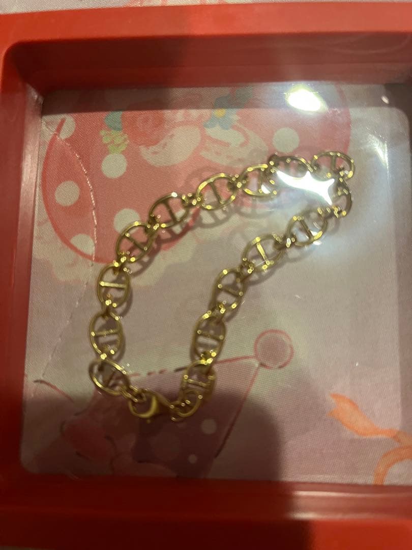 k18ゴールド チェーンリンク ブレスレット