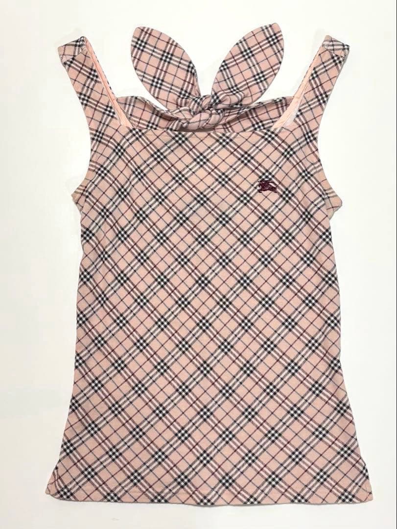 BURBERRY BLUE LABEL タンクトップ リボン