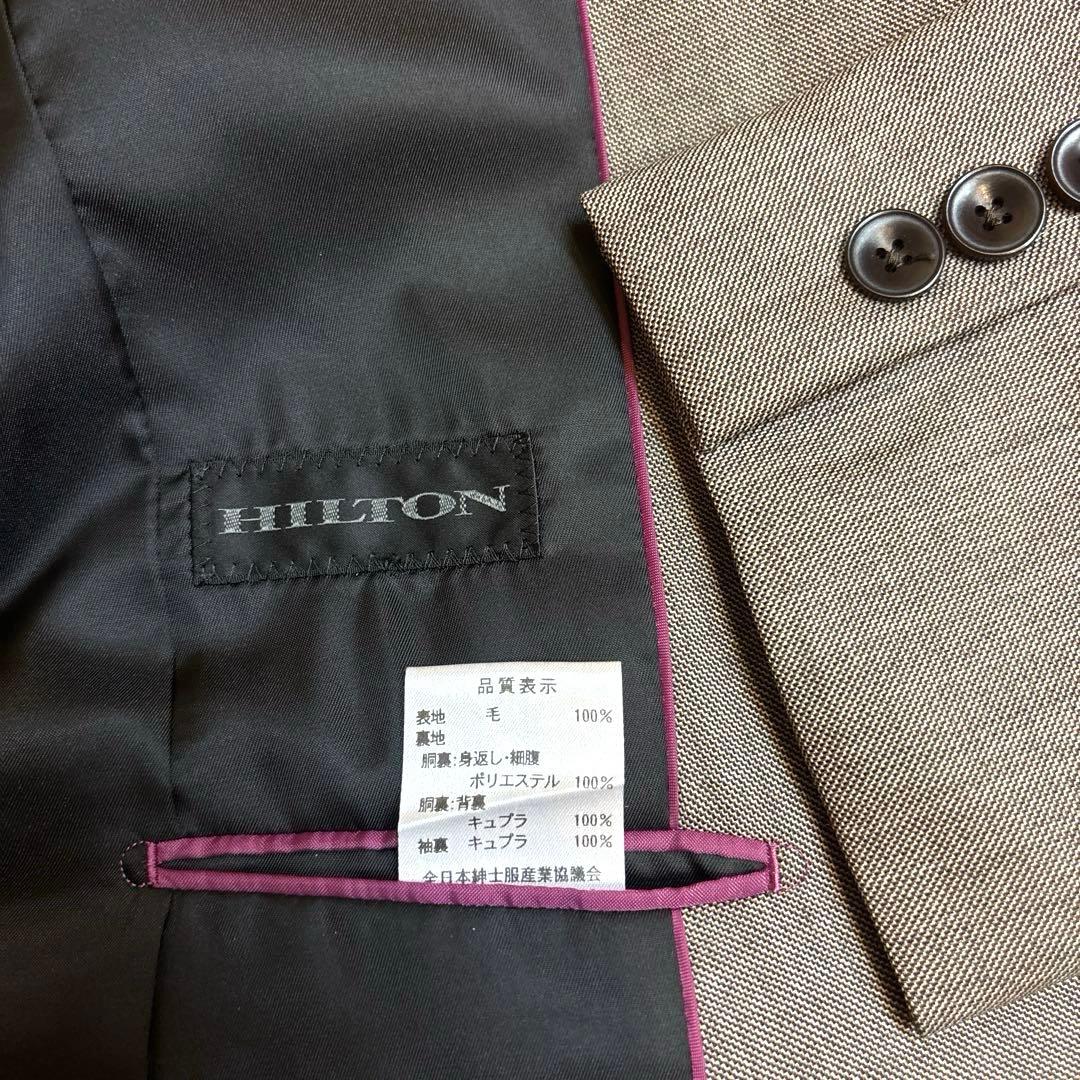 パンツスーツ　スーツ　ベージュ　イタリア高級生地「REDA」オールシーズン